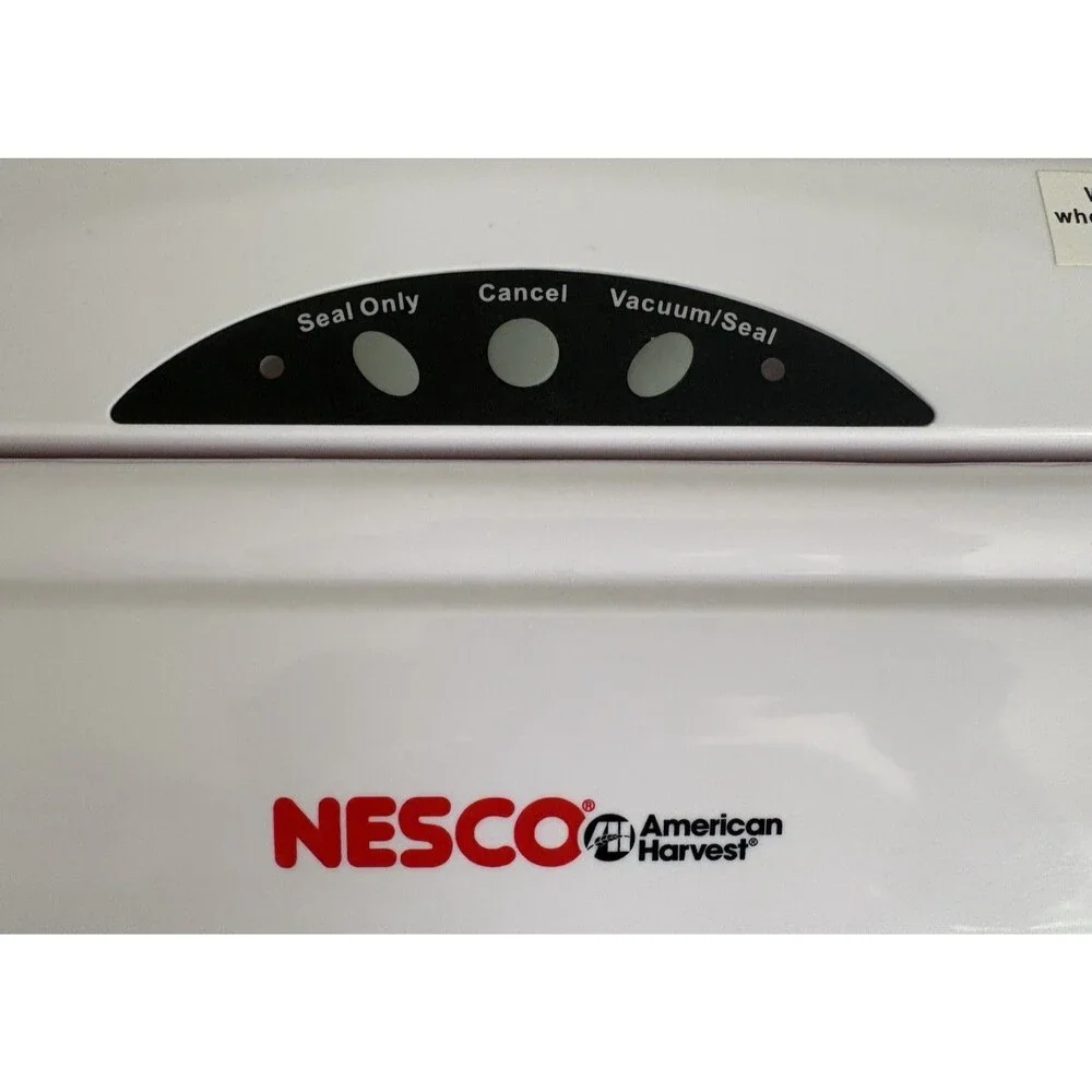 Nesco Vacuum Food Sealer Model VS-01 Automatic One Touch Operation Plus 55 Bags